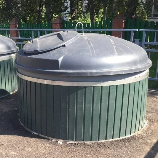 Заглубленные контейнеры  для сбора мусора